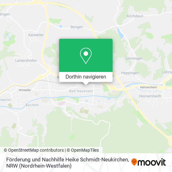 Förderung und Nachhilfe Heike Schmidt-Neukirchen Karte