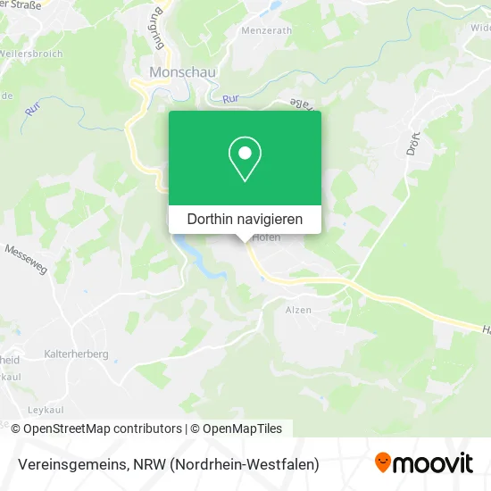 Vereinsgemeins Karte