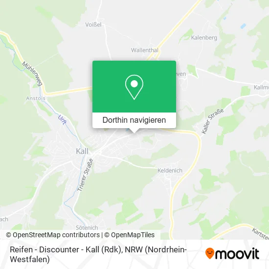 Reifen - Discounter - Kall (Rdk) Karte