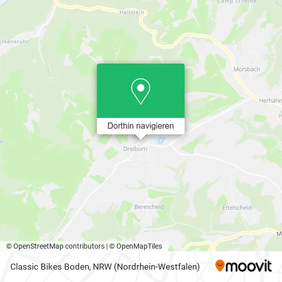 Classic Bikes Boden Karte