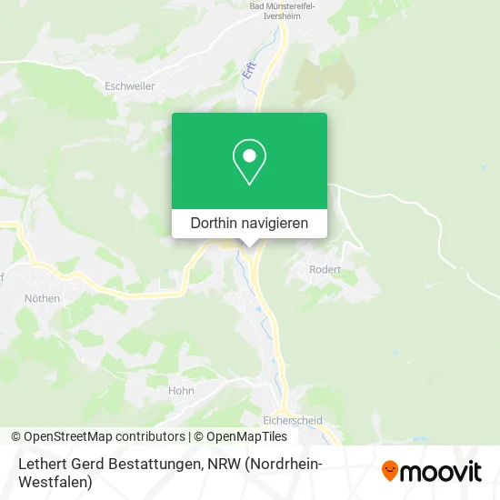 Lethert Gerd Bestattungen Karte