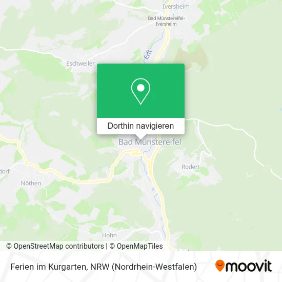Ferien im Kurgarten Karte