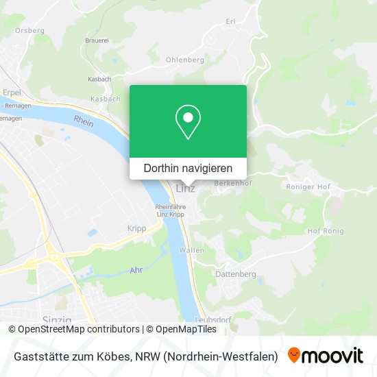 Gaststätte zum Köbes Karte