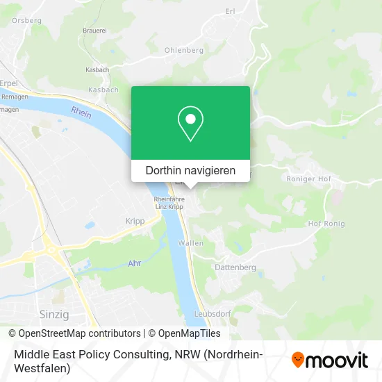 Middle East Policy Consulting Karte