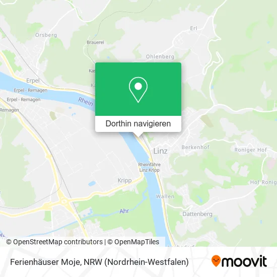 Ferienhäuser Moje Karte