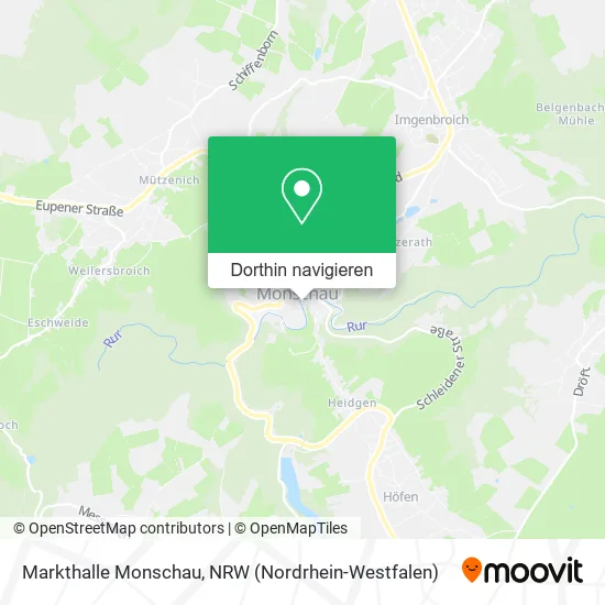 Markthalle Monschau Karte