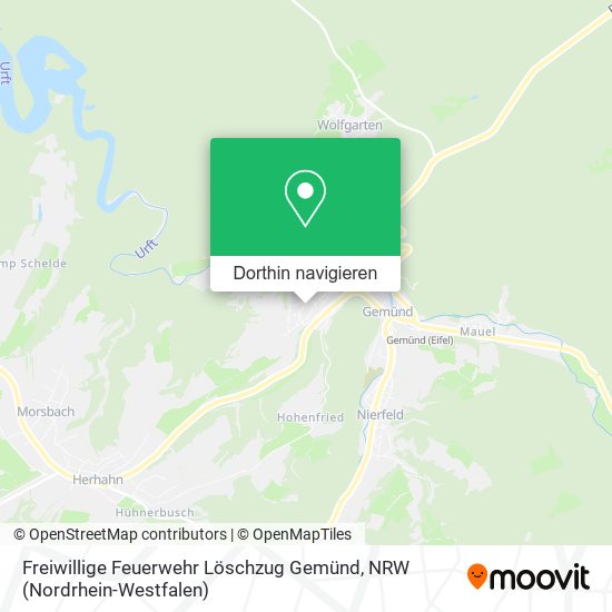 Freiwillige Feuerwehr Löschzug Gemünd Karte