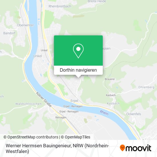 Werner Hermsen Bauingenieur Karte