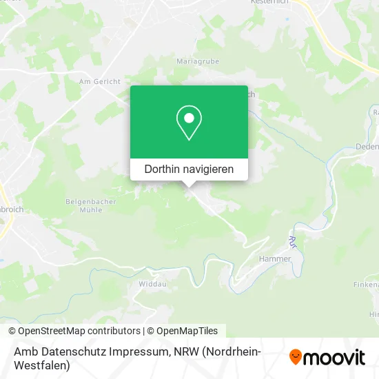 Amb Datenschutz Impressum Karte