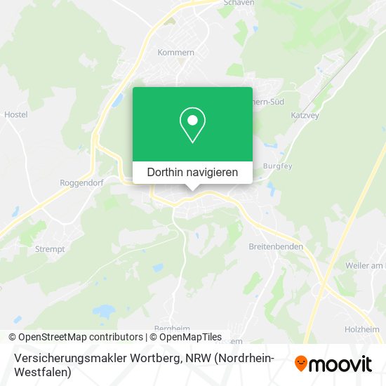 Versicherungsmakler Wortberg Karte