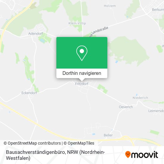 Bausachverständigenbüro Karte