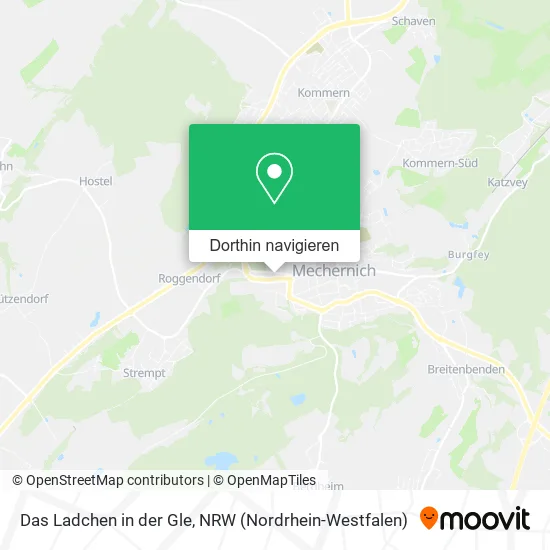 Das Ladchen in der Gle Karte