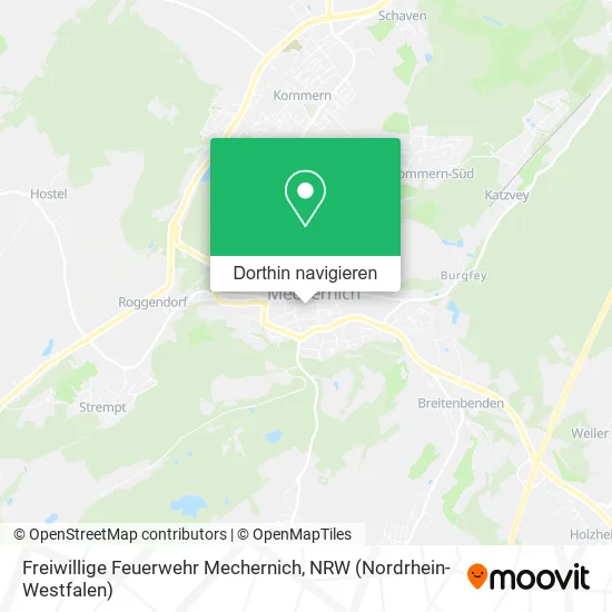 Freiwillige Feuerwehr Mechernich Karte