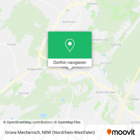 Grüne Mechernich Karte