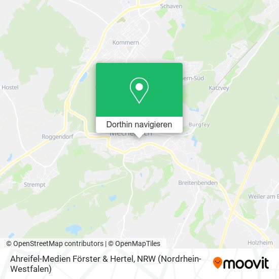 Ahreifel-Medien Förster & Hertel Karte