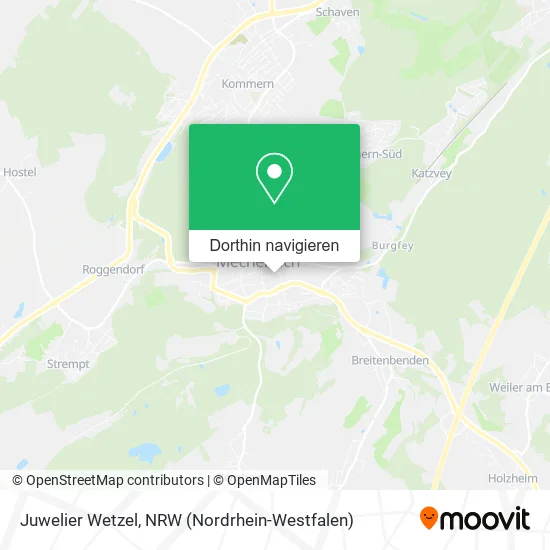 Juwelier Wetzel Karte