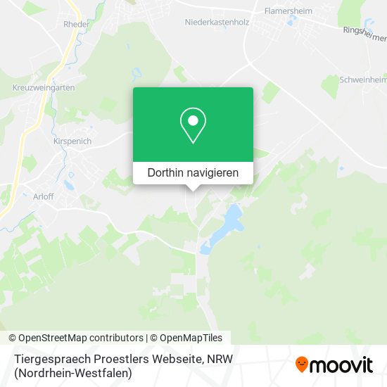 Tiergespraech Proestlers Webseite Karte