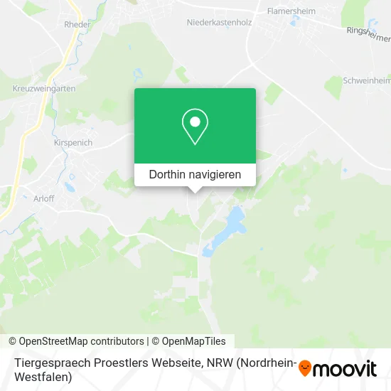 Tiergespraech Proestlers Webseite Karte