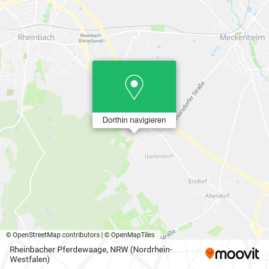 Rheinbacher Pferdewaage Karte