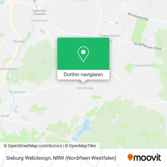 Sieburg Webdesign Karte