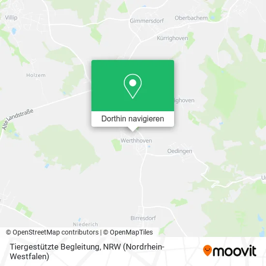 Tiergestützte Begleitung Karte