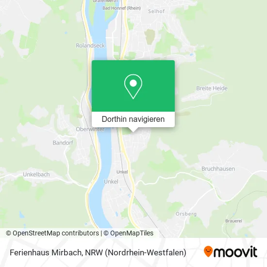 Ferienhaus Mirbach Karte