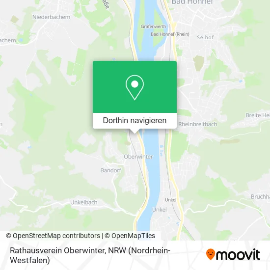 Rathausverein Oberwinter Karte