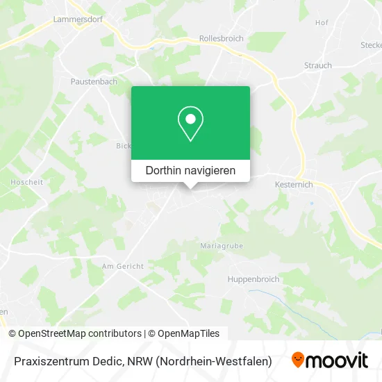Praxiszentrum Dedic Karte