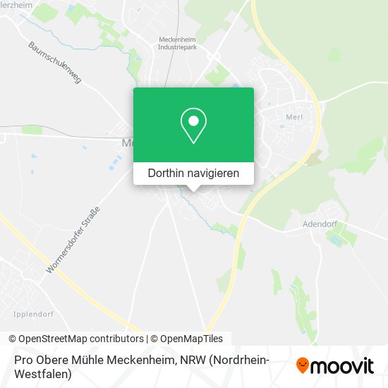 Pro Obere Mühle Meckenheim Karte