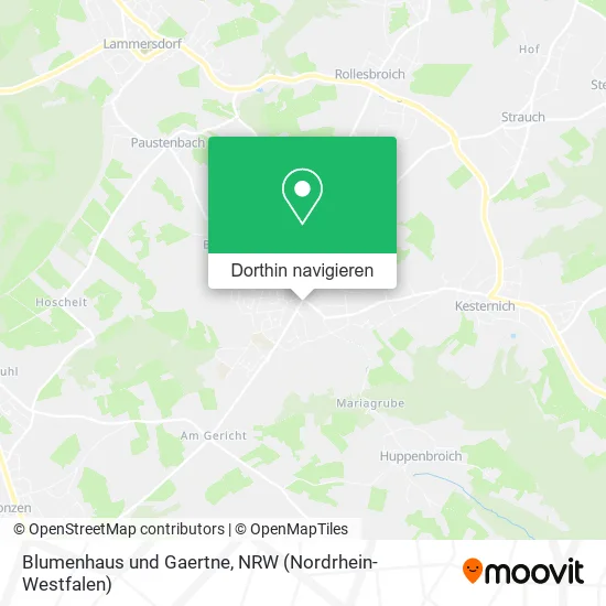 Blumenhaus und Gaertne Karte