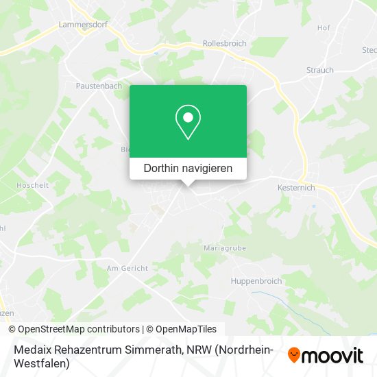Medaix Rehazentrum Simmerath Karte