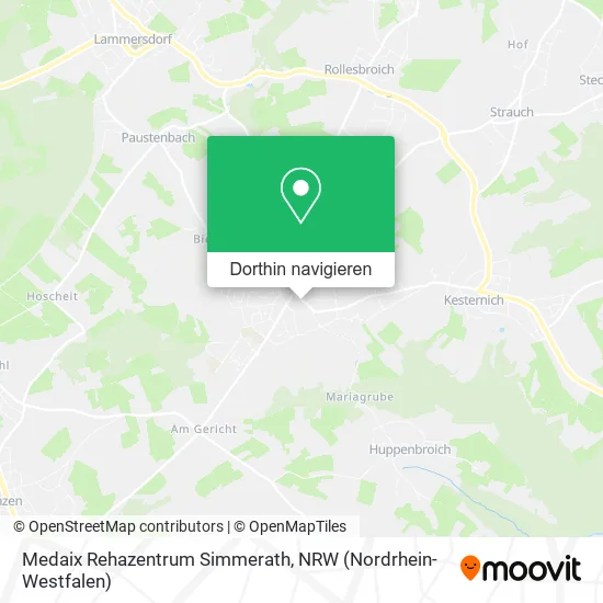 Medaix Rehazentrum Simmerath Karte