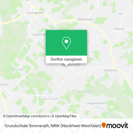 Grundschule Simmerath Karte