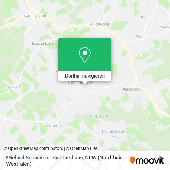 Michael Schweitzer Sanitätshaus Karte