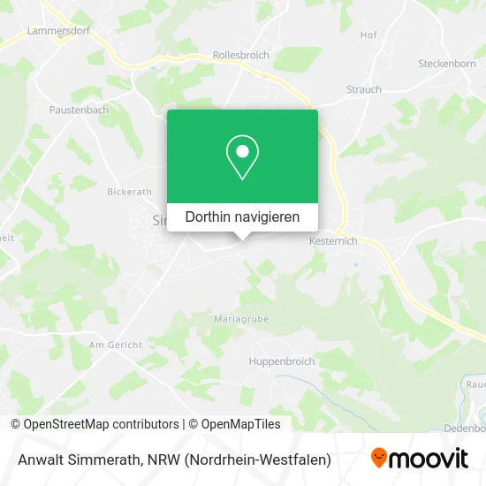 Anwalt Simmerath Karte