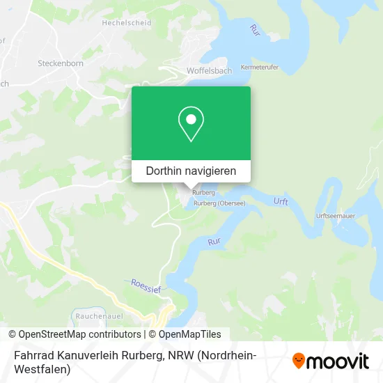 Fahrrad Kanuverleih Rurberg Karte