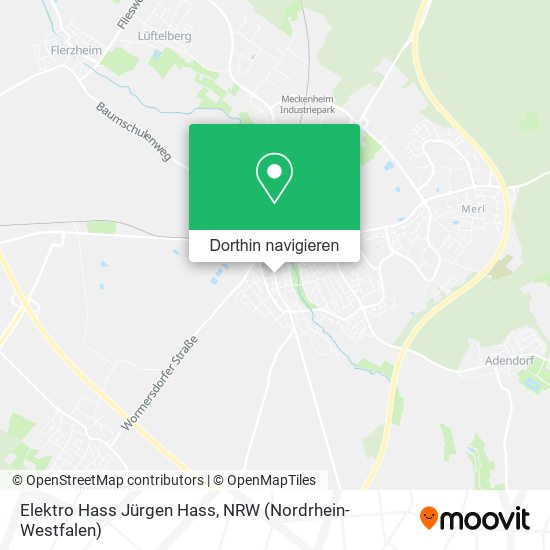 Elektro Hass Jürgen Hass Karte