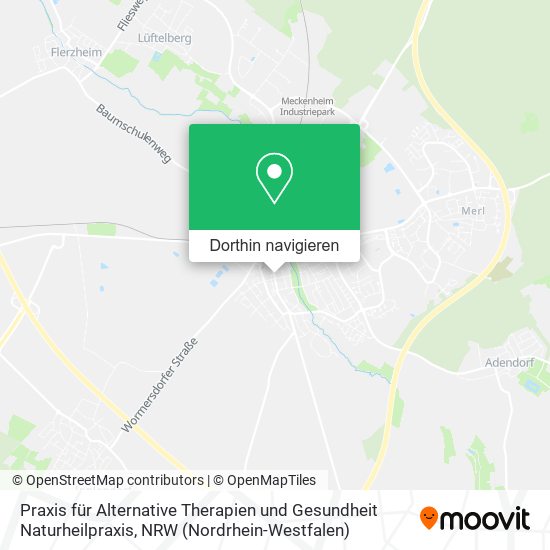 Praxis für Alternative Therapien und Gesundheit Naturheilpraxis Karte