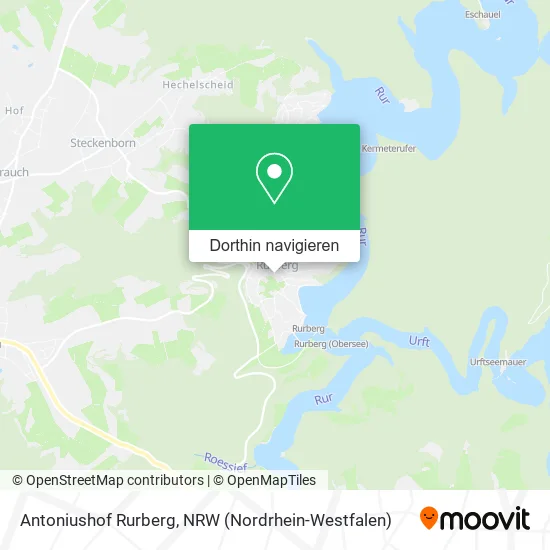 Antoniushof Rurberg Karte