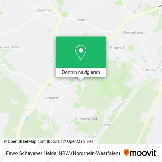 Fewo Schavener Heide Karte