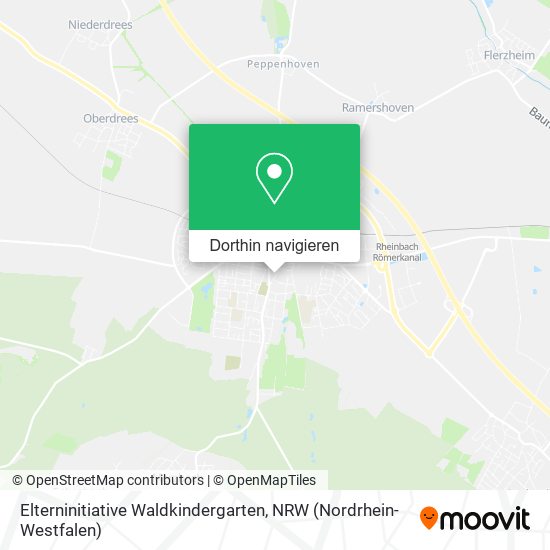 Elterninitiative Waldkindergarten Karte