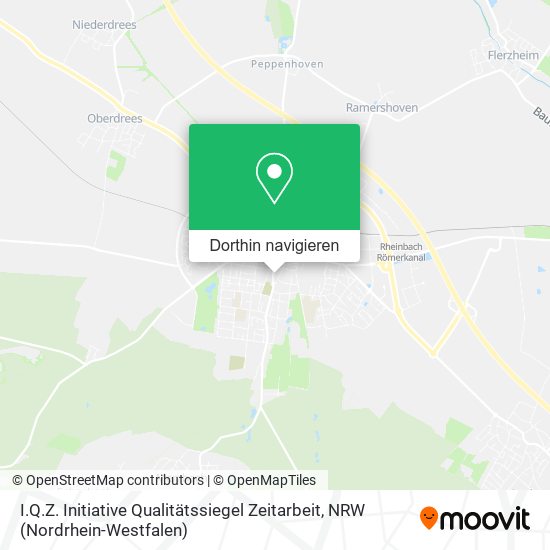 I.Q.Z. Initiative Qualitätssiegel Zeitarbeit Karte