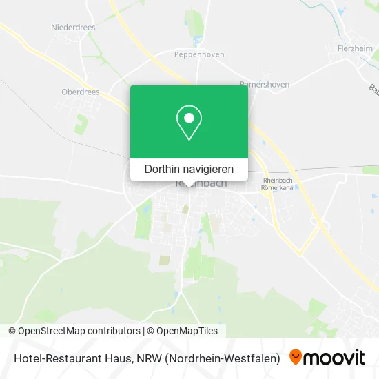 Hotel-Restaurant Haus Karte