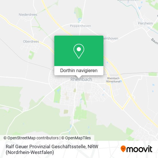 Ralf Geuer Provinzial Geschäftsstelle Karte