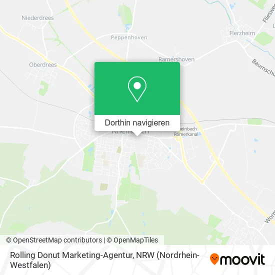 Rolling Donut Marketing-Agentur Karte