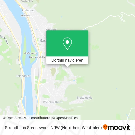 Strandhaus Steenewark Karte