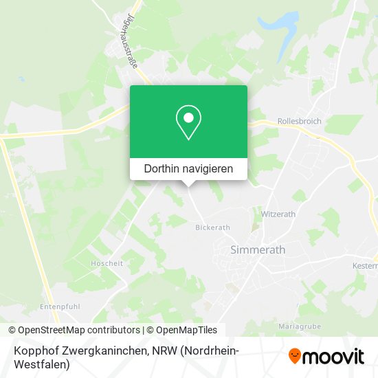 Kopphof Zwergkaninchen Karte