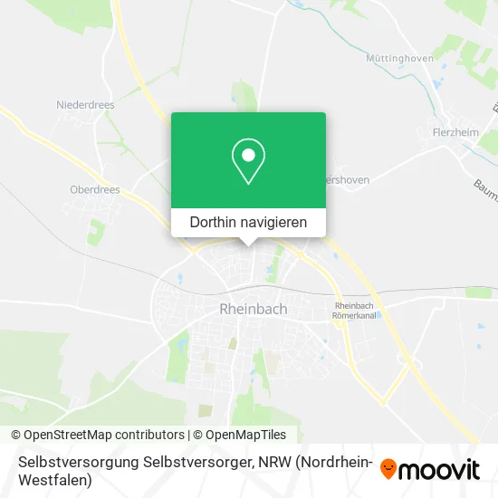 Selbstversorgung Selbstversorger Karte