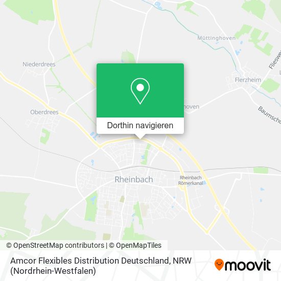 Amcor Flexibles Distribution Deutschland Karte