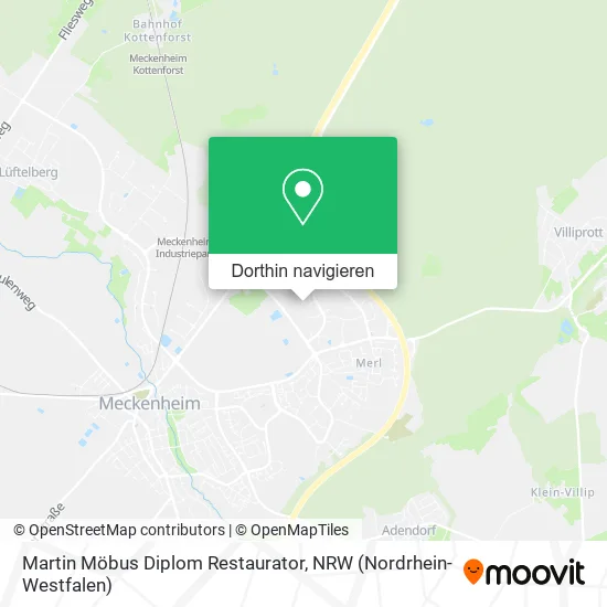 Martin Möbus Diplom Restaurator Karte